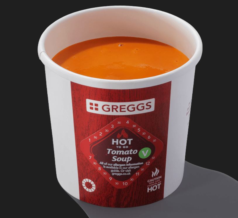 Ro recommended a cup of tomato soup for people looking for a lighter option