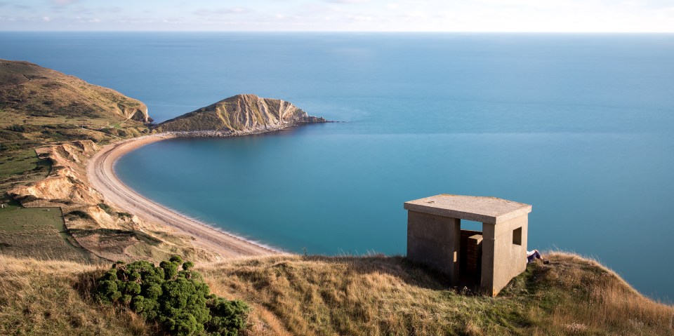 The bay is often a quieter beach than others due to its location