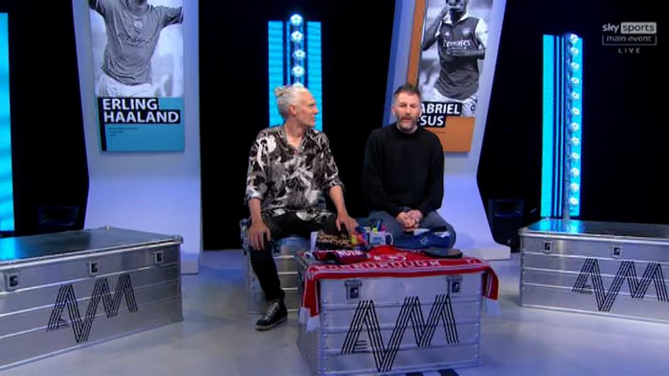 Soccer AM, led by hosts Jimmy Bullard (left) and John Fendley, had to deal with a couple of technical gremlins in their final show