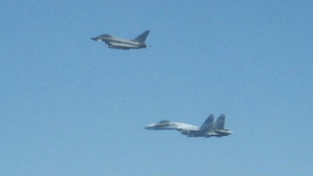 RAF Typhoons intercept Russian fighter jets flying close to Nato airspace