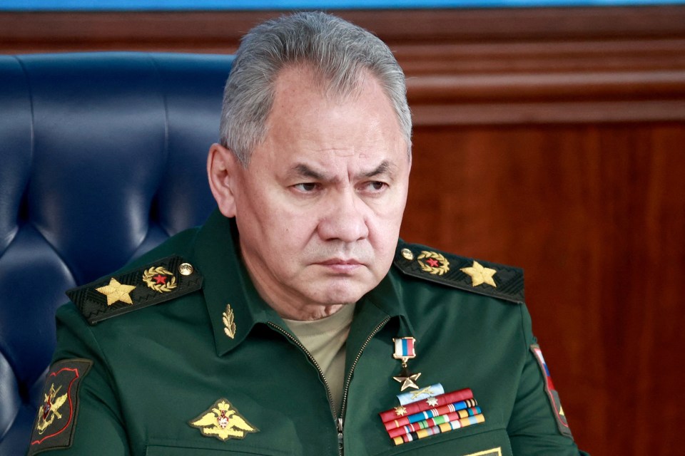 FILE PHOTO: Russian Defence Minister Sergei Shoigu attends an annual meeting of the Defence Ministry Board in Moscow, Russia, December 21, 2022. Sputnik/Sergei Fadeichev/Pool via REUTERS ATTENTION EDITORS - THIS IMAGE WAS PROVIDED BY A THIRD PARTY./File Photo