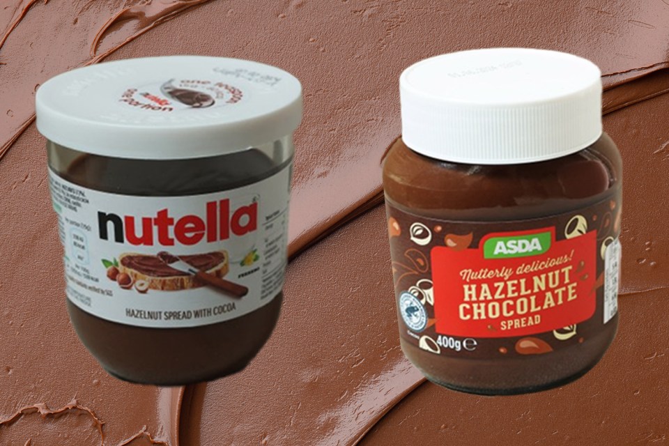 We compared Asda's hazelnut spread to Nutella and found it was better