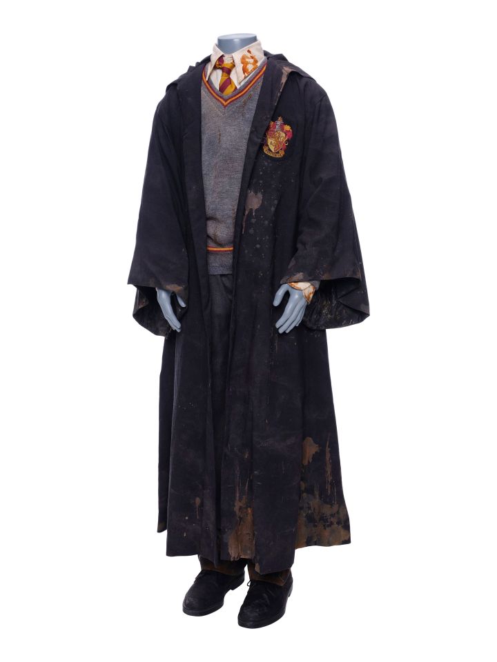 Daniel Radcliffe's robes from the second Harry Potter film are set to fetch up to £120,000