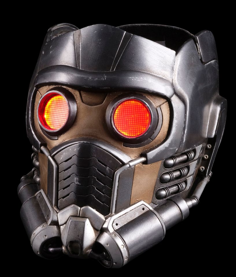 A Star-Lord mask from Guardians of the Galaxy is expected to sell for up to £160,000