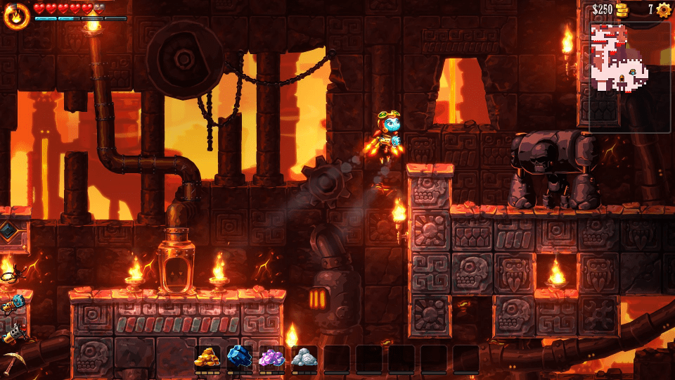 SteamWorld Dig 2 is a fun Metroidvania.