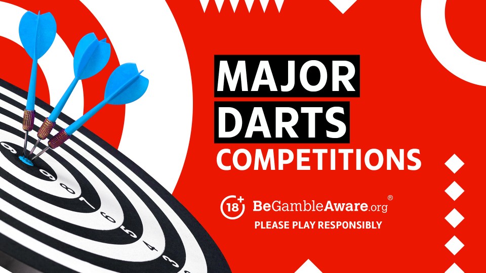 Major darts competitions. 18+ BeGambleAware.org Please play responsibly.