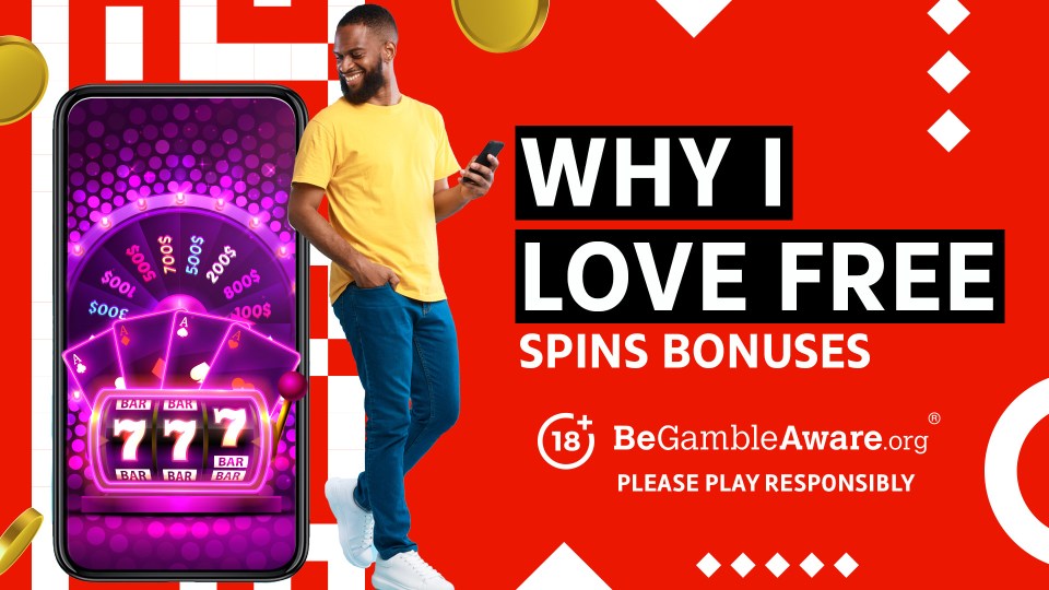 Why I love free spins bonuses. 18+ BeGambleAware.org | Please play responsibly.