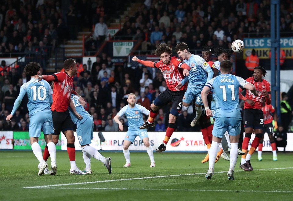 Tom Lockyer doubling Luton's lead