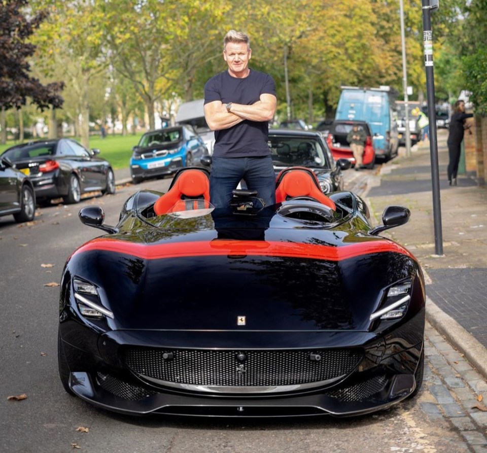 The Michelin star chef said he always dreamt of owning a Ferrari