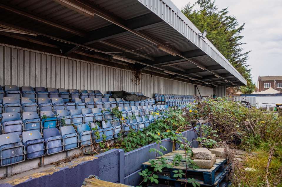 Leyton Football Club Stadium has been abandoned for 12 years