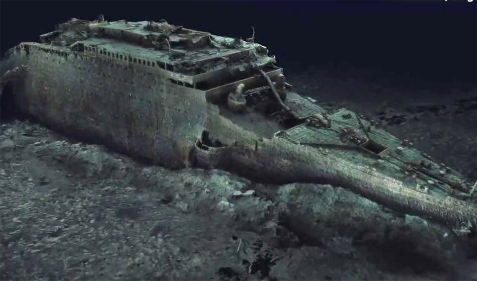 The never seen before images expose the ruins of the Titanic in breath-taking detail