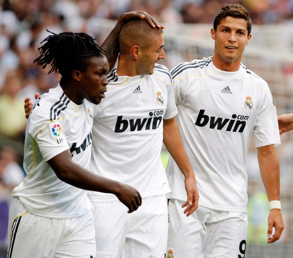 Drenthe, left, played alongside Cristiano Ronaldo and Karim Benzema at Real Madrid