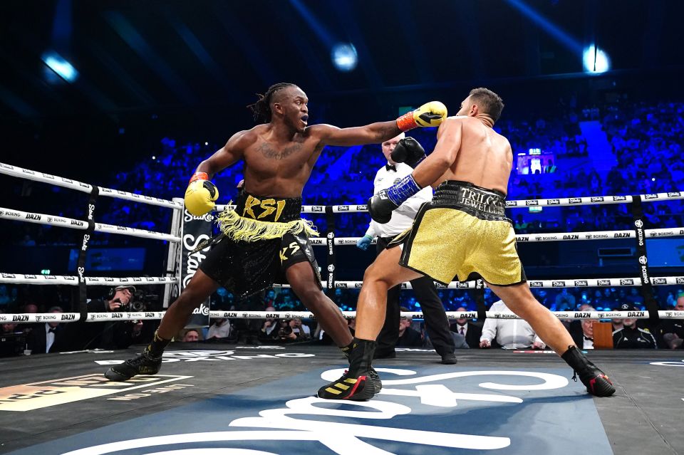 KSI locked horns with Joe Fournier on Saturday night