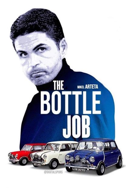 A cheeky fan mocked up The Italian Job as The Bottle Job