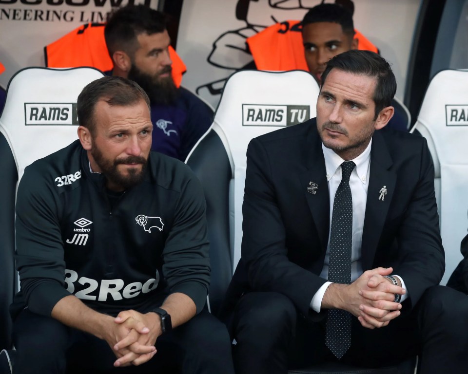 Frank Lampard managed Derby during the 2018-19 season