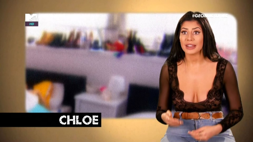 Chloe on Geordie Shore, where she became a fan favourite