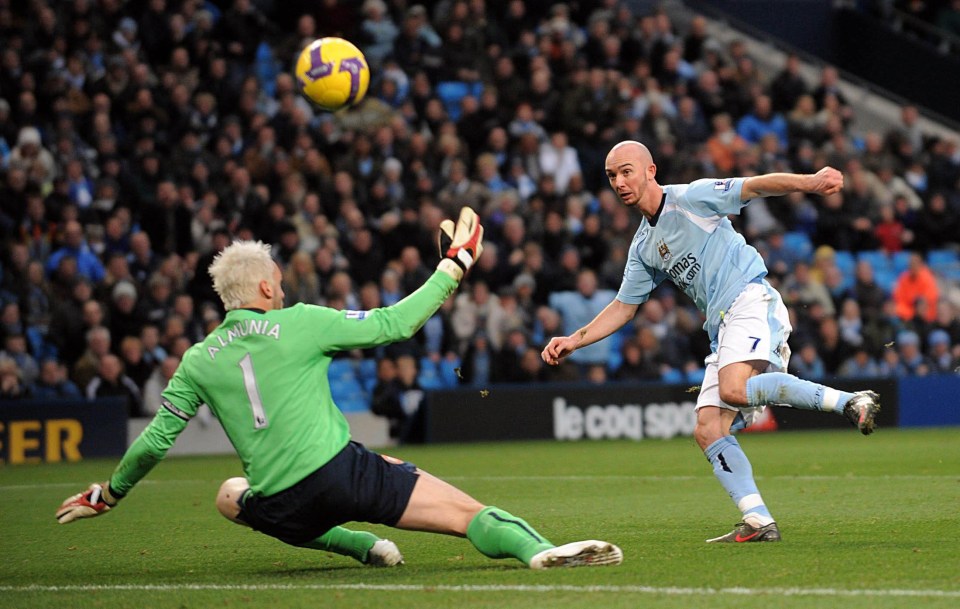 Stephen Ireland scored 23 goals in 176 games for Manchester City