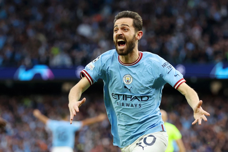 Bernardo Silva scored twice in the semi final victory over Real Madrid