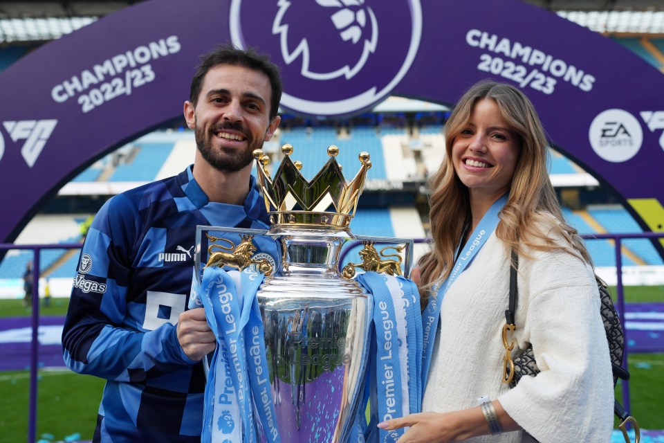 Bernardo Silva popped the question to Ines last year