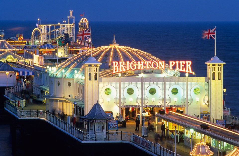 Brighton rock and rollercoasters are among the temptations beside the Sussex seaside