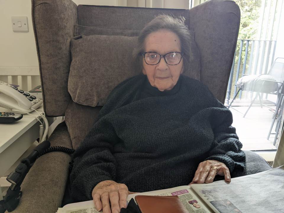 Margaret Davis, 89, revealed how black mould spread through her new build home