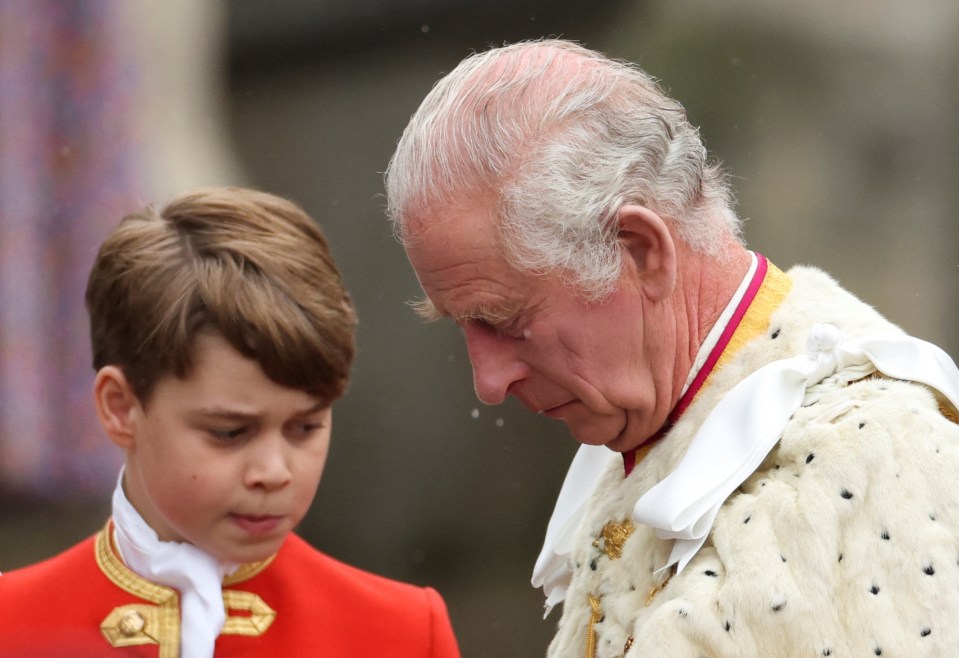 Prince George had a special role in the coronation