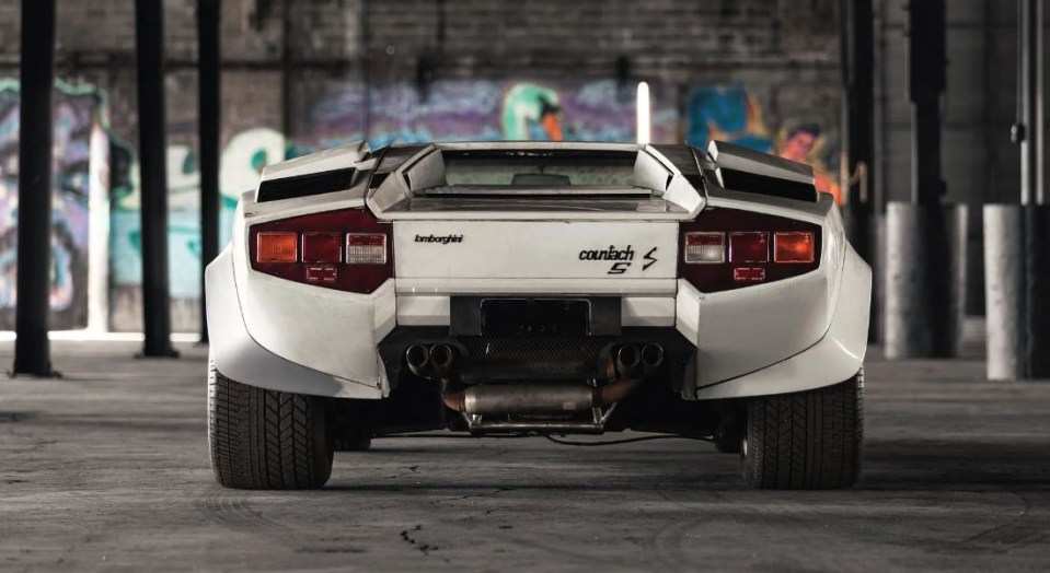 Auction pics, taken without permission from: , //www.driversource.com/vehicles/1509/1982-lamborghini-countach,  BACK TO THE FUTURE Classic Lamborghini Countach barn find set to fetch eye-watering price at auction,