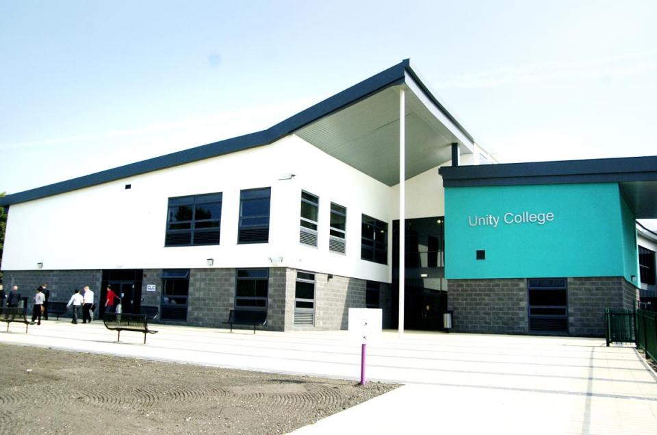 Three teens were taken to hospital after smoking a cannabis vape at Unity College, Burnley