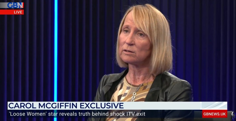 Carol McGiffin has taken a swipe at 'rude’ Phillip Schofield