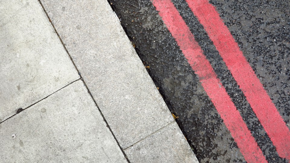 You could receive a fine for parking on red lines