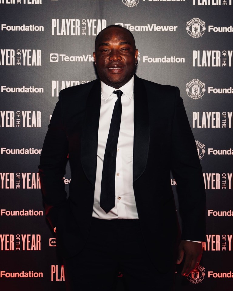 Attacking coach Benni McCarthy was also seen at the ceremony