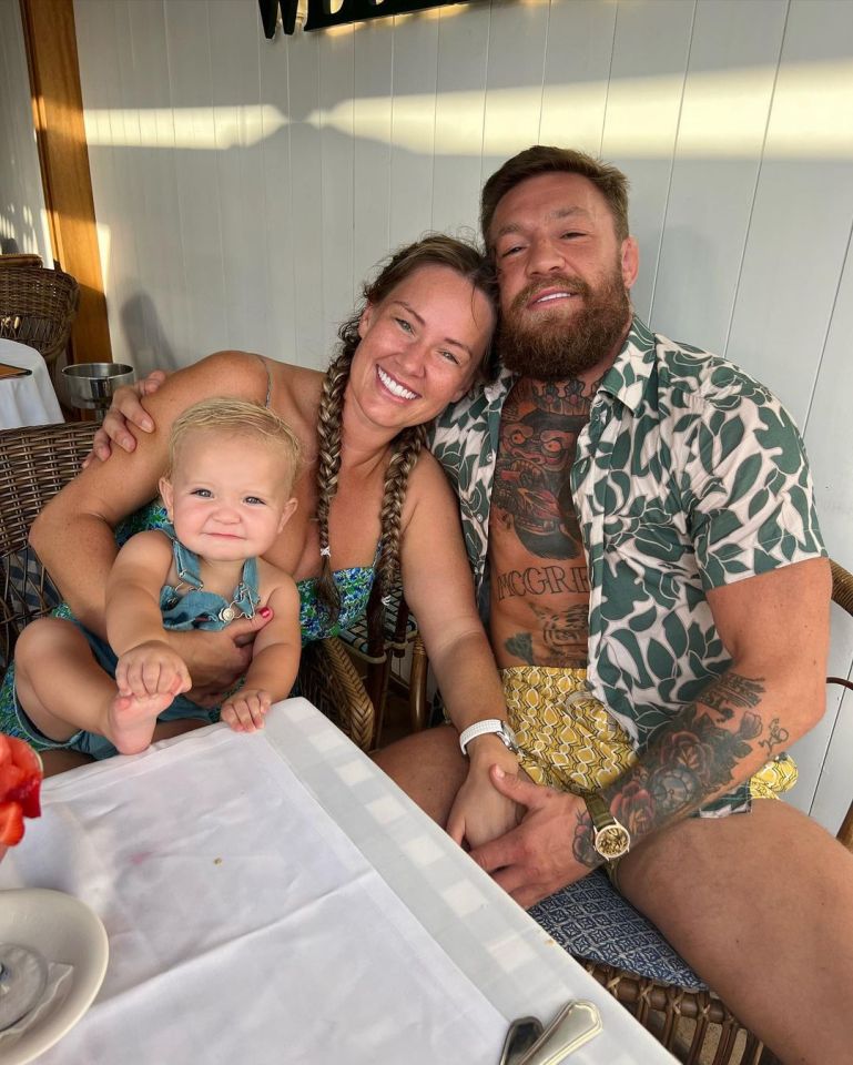 Conor McGregor and fiancee Dee Devlin are proud parents since welcoming their first child in 2017