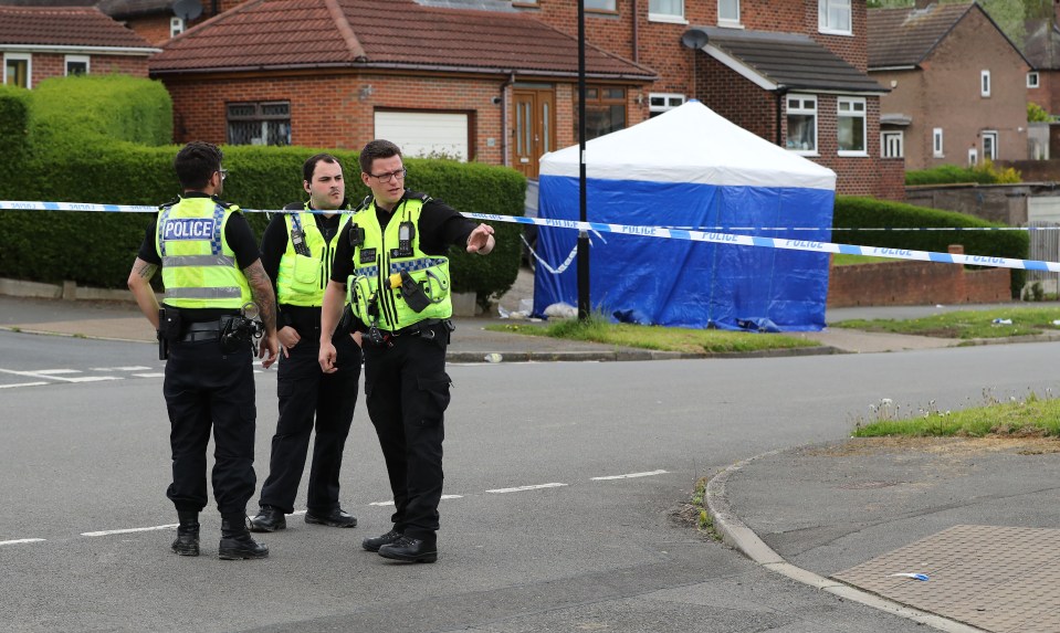 A 19-year-old man was found in the street with critical injuries and died at the scene