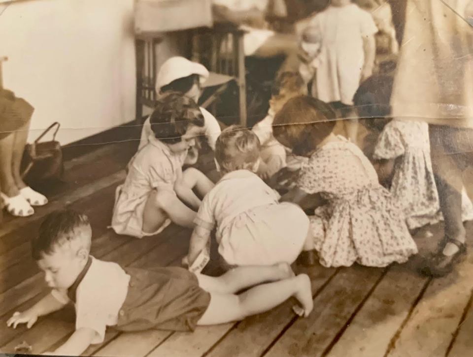 Linda was aged just four and Valerie was five when they boarded the boat for a new life Australia