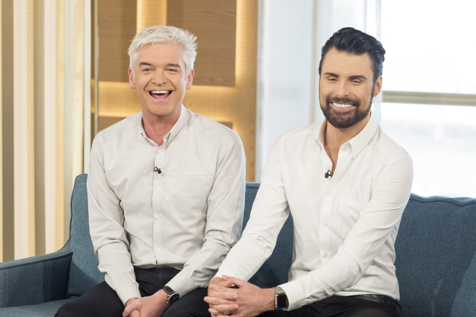 Rylan Clark and Phillip Schofield on This Morning back in 2017