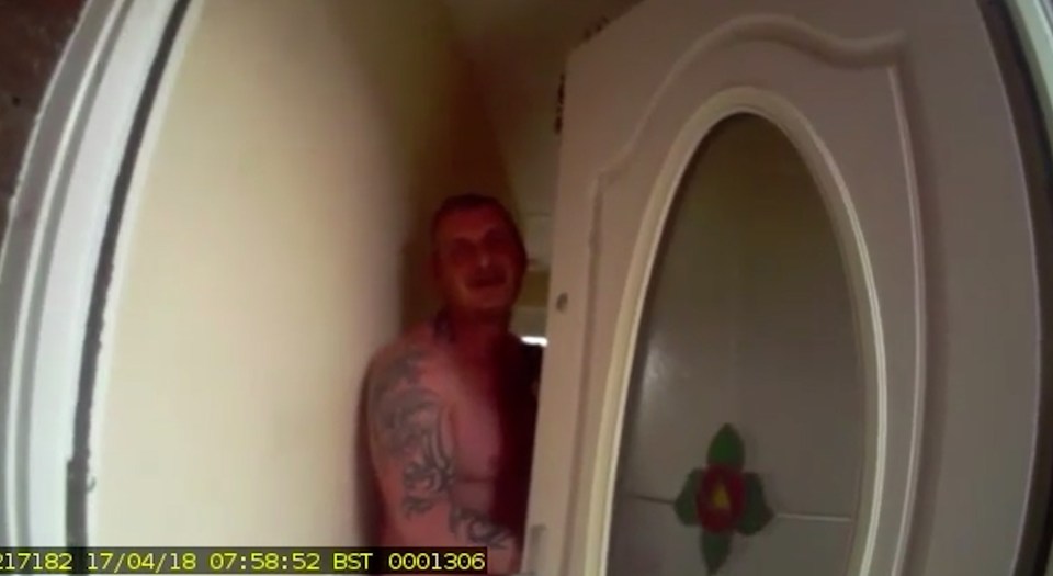 Murderer David Boyd was finally captured at his Teesside home in April 2018, as shown by newly-released bodycam footage recorded by police arresting him