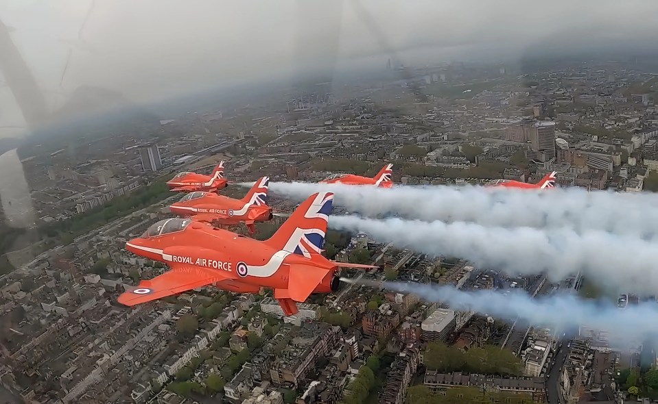 A pilot managed to capture the moment