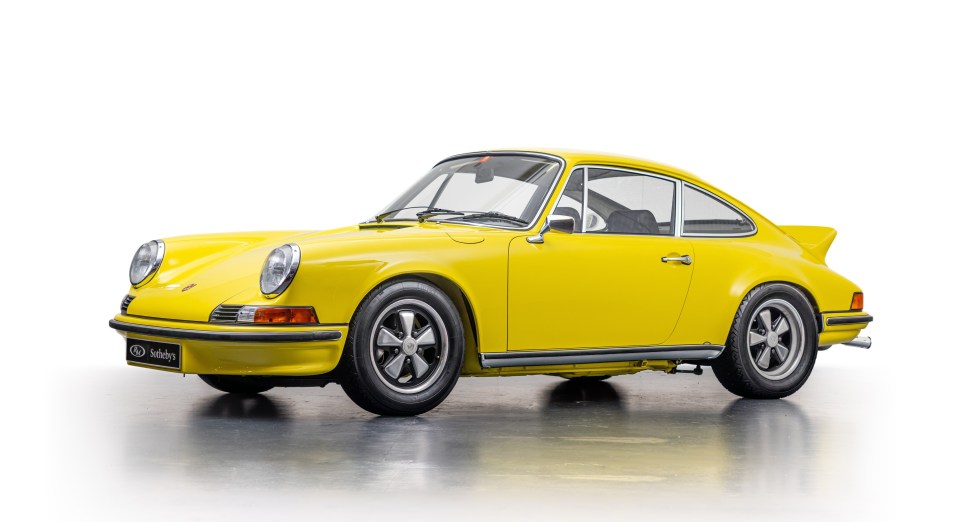 A 1973 911 Carrera RS 2.7 model that is set to go for around £450,000