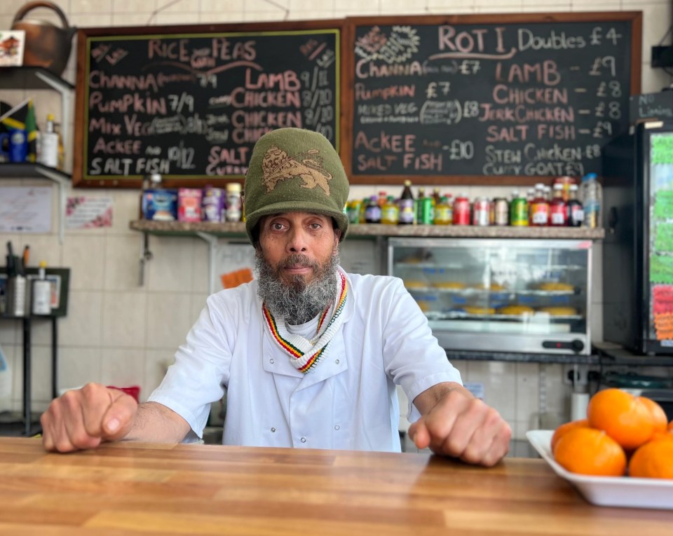 Roti Stop's Bernard Jackson said the bus stop outside his shop guarantees consistent footfall