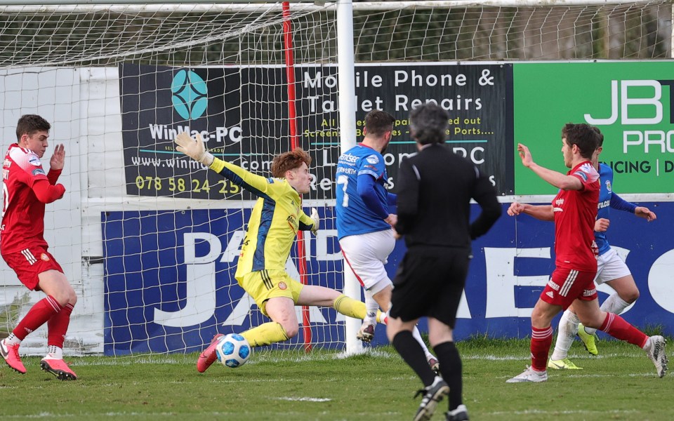 The goalkeeper impressed while on loan at Portadown in Northern Ireland