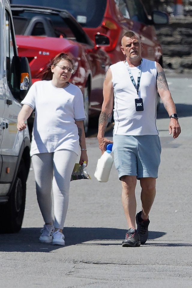 Darren Fuller was spotted romping with his son's wife Stephanie and the couple are now expecting twins