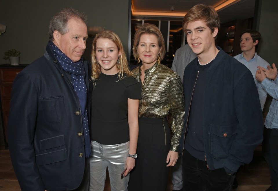 Charles, seen with his parents and sister, likes to keep away from the limelight