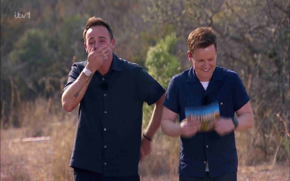 Hosts Ant McPartlin and Dec Donnelly were in hysterics