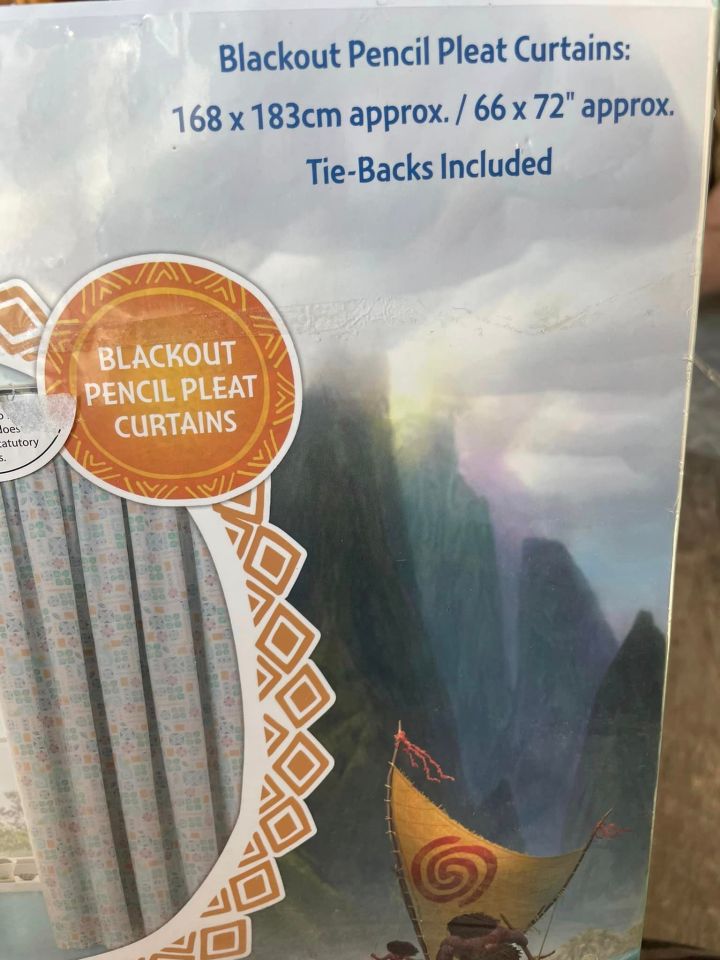 The blackout curtains will also help her kids sleep in for longer