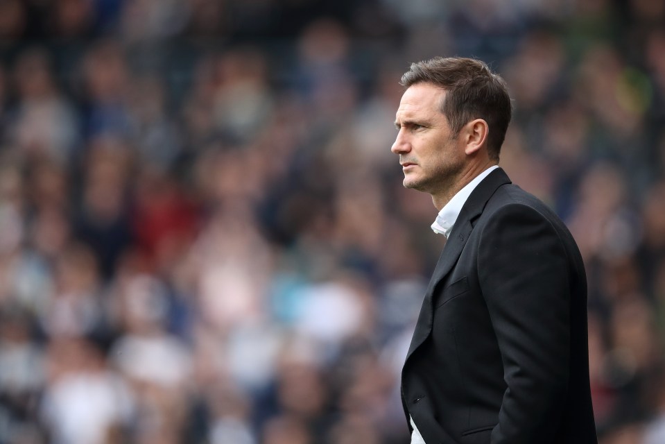 Lampard guided Derby to the Championship play-off final before losing out to Aston Villa