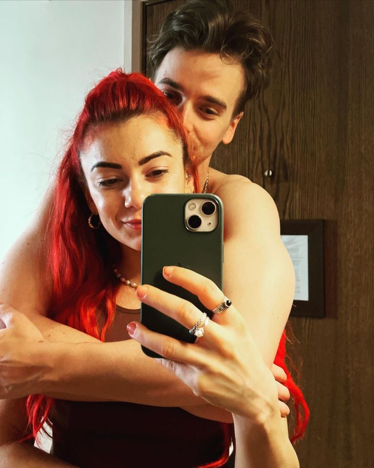 Dianne shared a loved up snap with Joe and put split rumours behind them