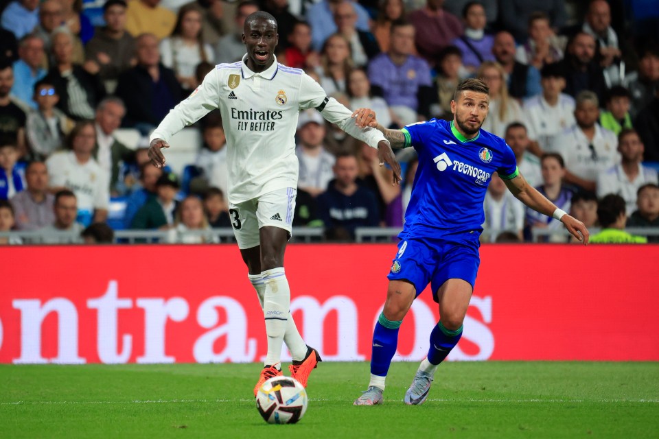 Mendy has dropped down the pecking order at Real Madrid this season