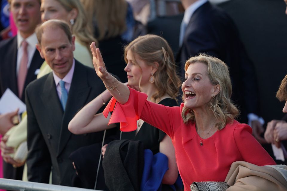 The Duke and Duchess of Edinburgh arrived with their kids