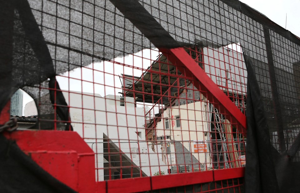 Griffin Park is now derelict.