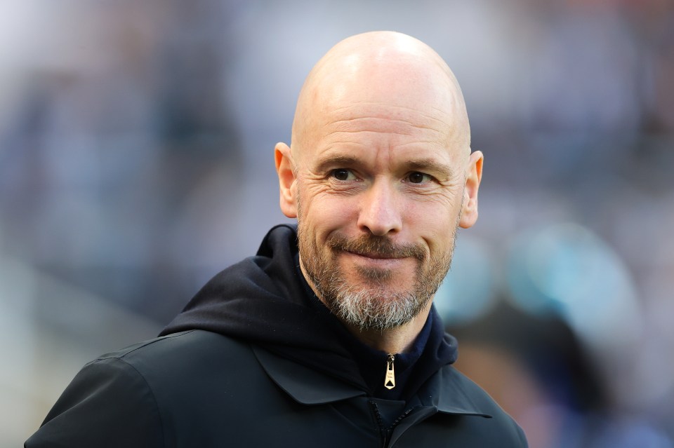 Man Utd's Erik ten Hag topped the chart with 7.78